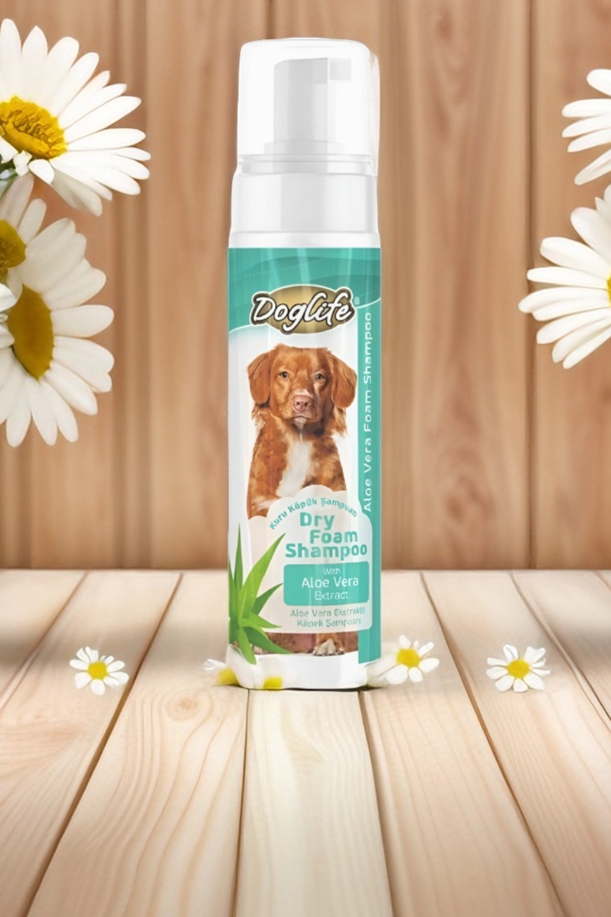 Dog Life Aloe Vera Köpek Şampuanı Kuru Yıkama Köpük Şampuan 200 ml