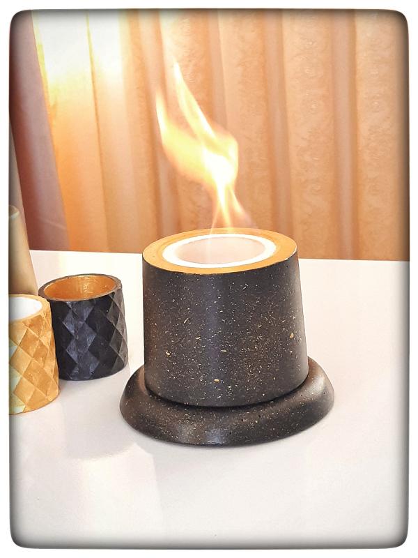 Günün%20Stresini%20Atmak%20İsteyenlere%20Özel%20Dekoratif%20Beton%20Masaüstü%20Şömine