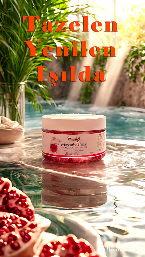 Nar Çekirdeği Yağlı Bitki Tanecikli Scrub 250 ml