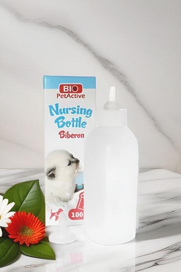 Esnek Uçlu Yavru Kedi Biberonu  100 ml Rahat ve Doğal Emme Deneyimi