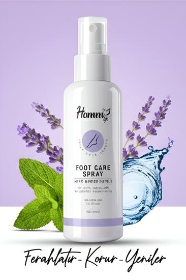 HOMM LIFE Ayak Bakım Spreyi 100 ml | Ferah ve Temiz Ayaklar
