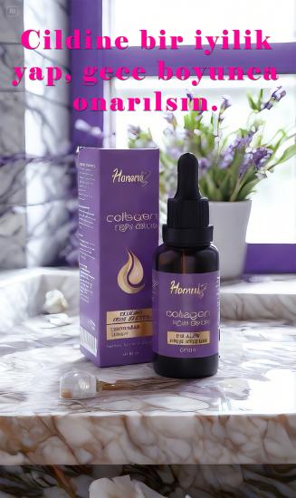HOMM LIFE Kolajen Gece Serumu 30 ml | Kırışık Karşıtı Bakım