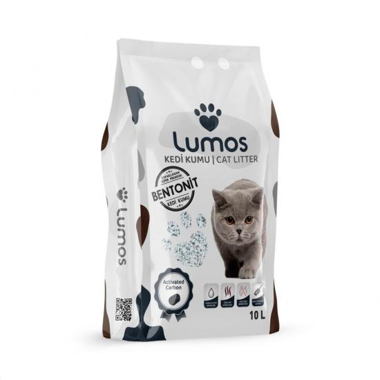 Lumos Bentonit Kedi Kumu Aktif Karbonlu 10lt